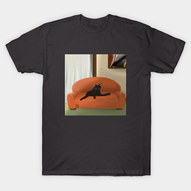 Sofa T-Shirt by BATKEI